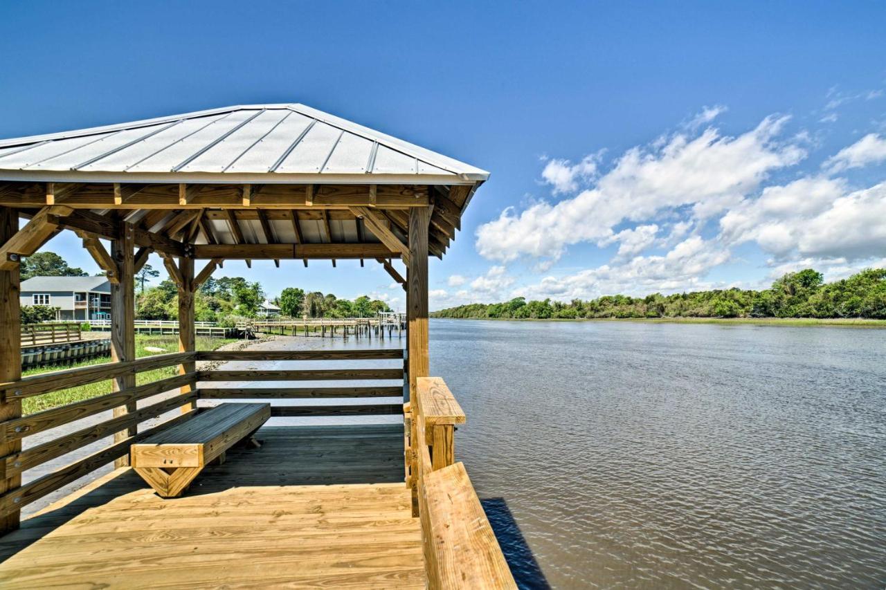 Oak Island Cottage - Walk To Beach And Intracoastal! Exterior foto