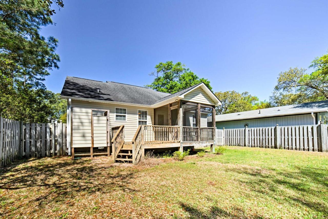 Oak Island Cottage - Walk To Beach And Intracoastal! Exterior foto